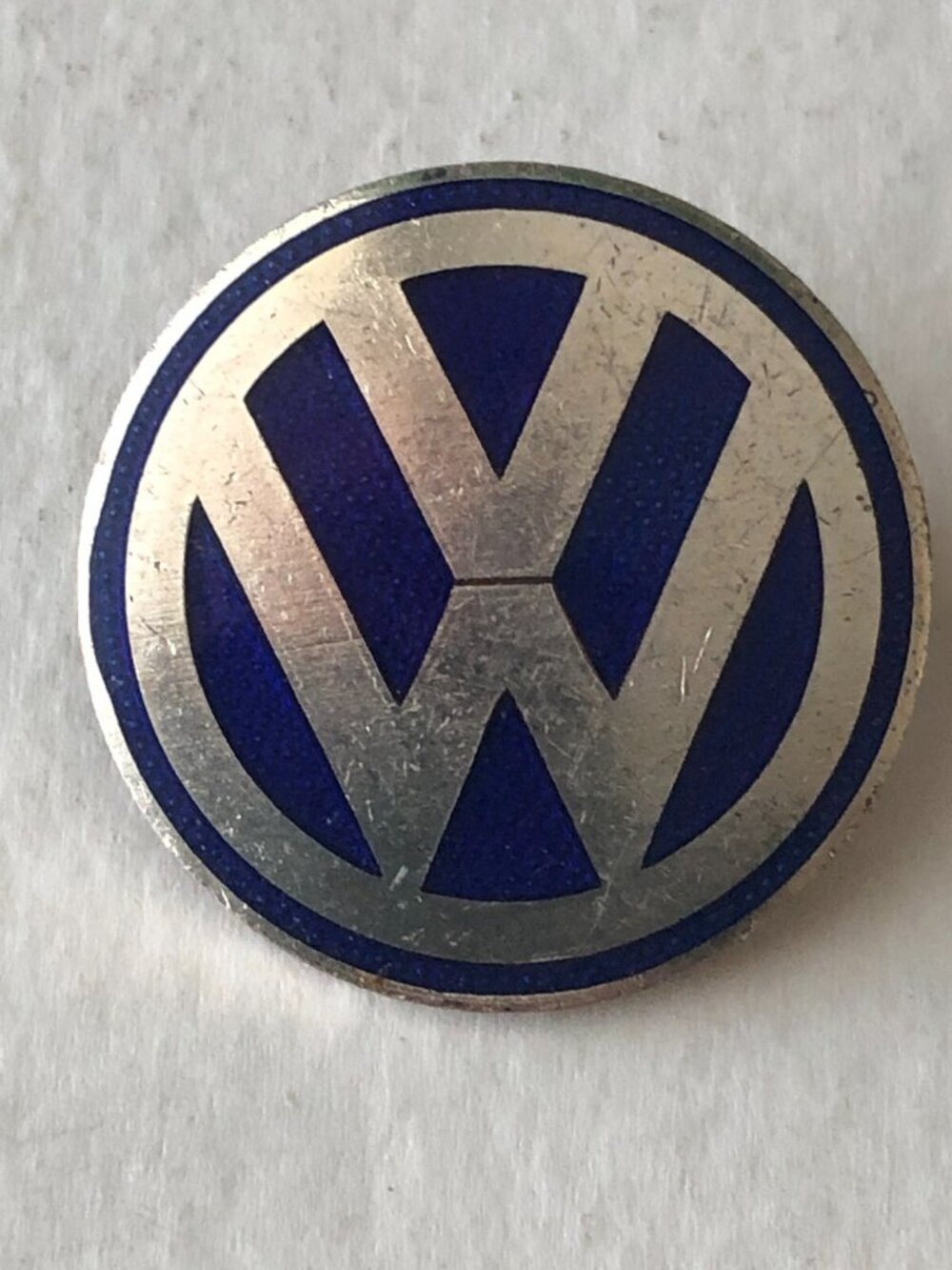 Volkswagen VW Logo Enamel Brooch Pin 23mm